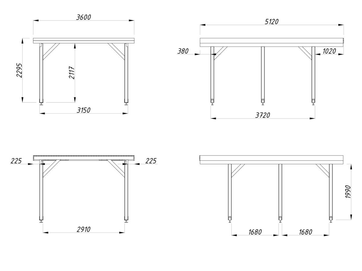 Palmako Karl 11.7 carport