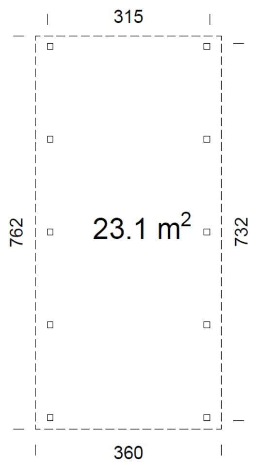 Palmako Karl 23.1 carport