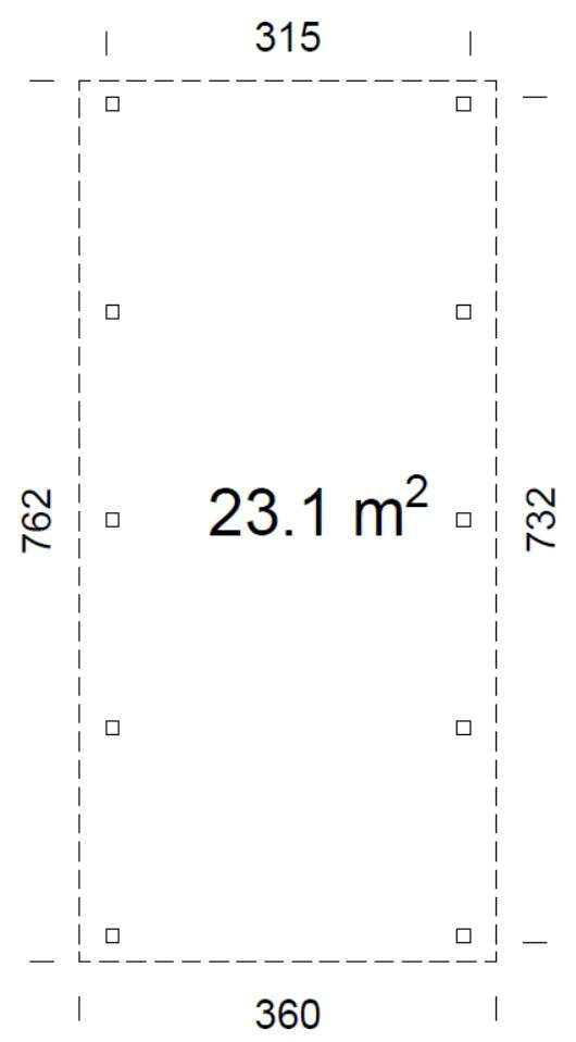 Palmako Karl 23.1 carport