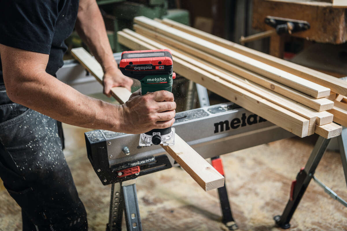 Metabo FMV 18 LTX BL 8 kantfres u/batteri