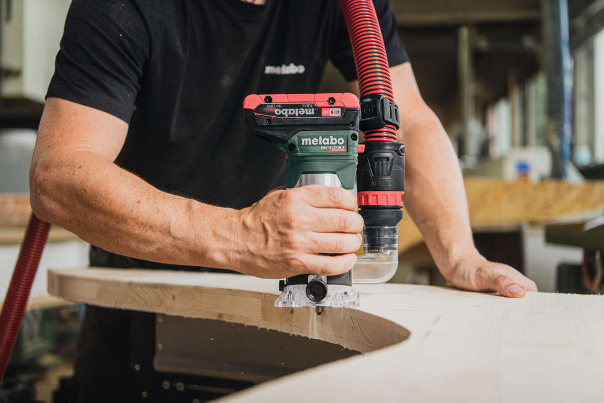 Metabo FMV 18 LTX BL 8 kantfres u/batteri