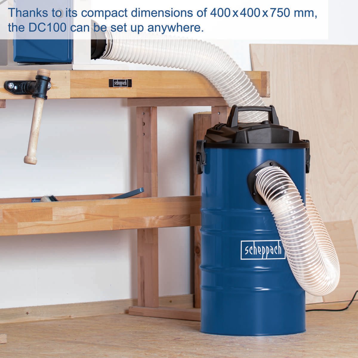 Scheppach DC100 støvsugersystem