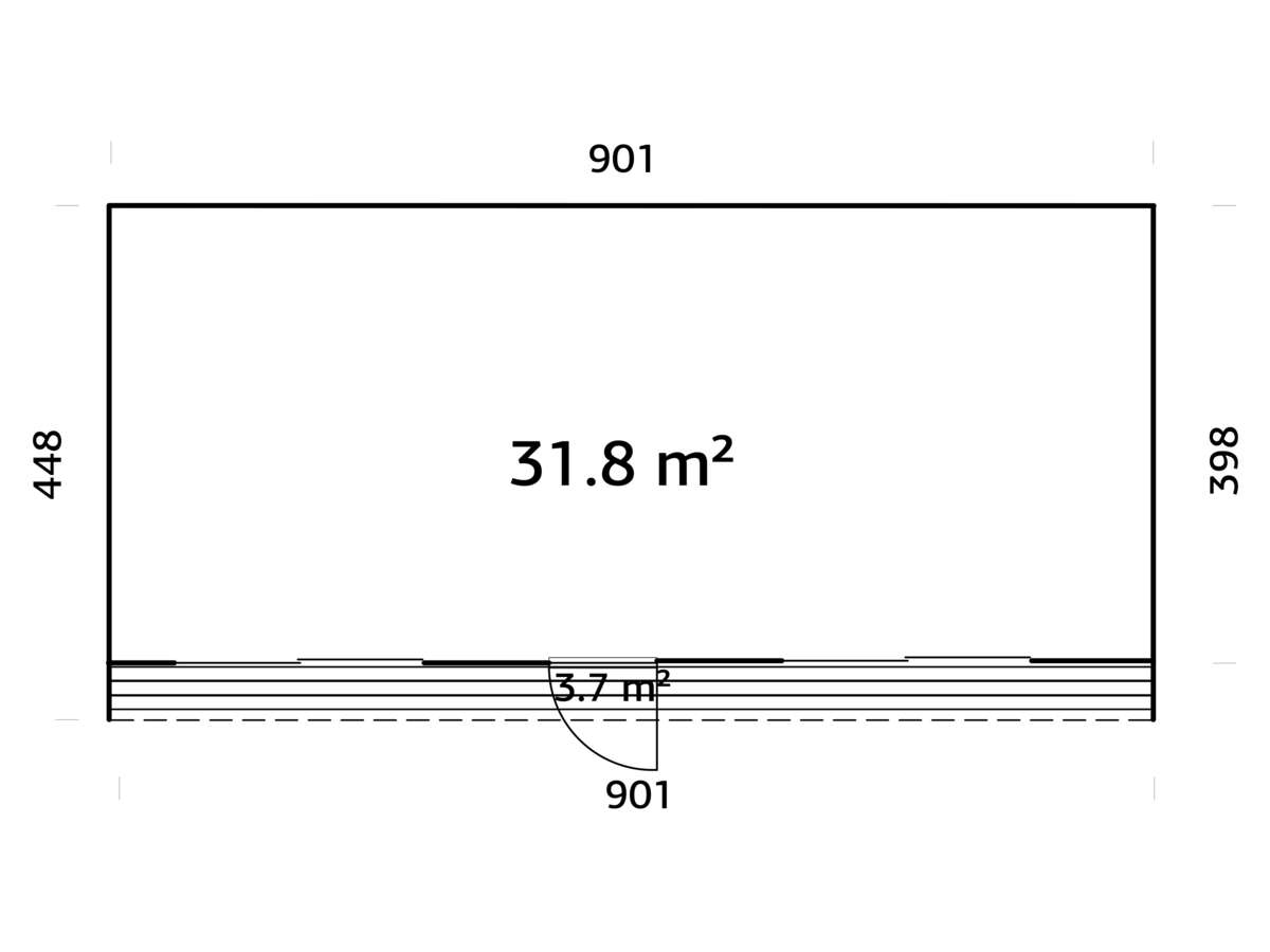 Palmako Johanna gjestehytte 31,8 m2