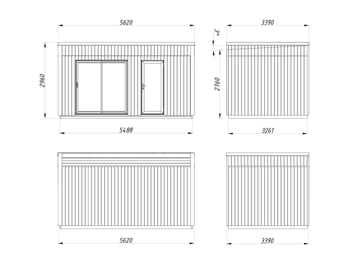 Palmako Johanna gjestehytte 13,6 m2