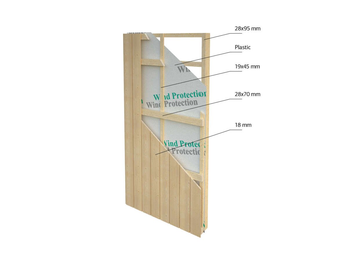 Palmako Rebekka gjestehytte 19,4 m2