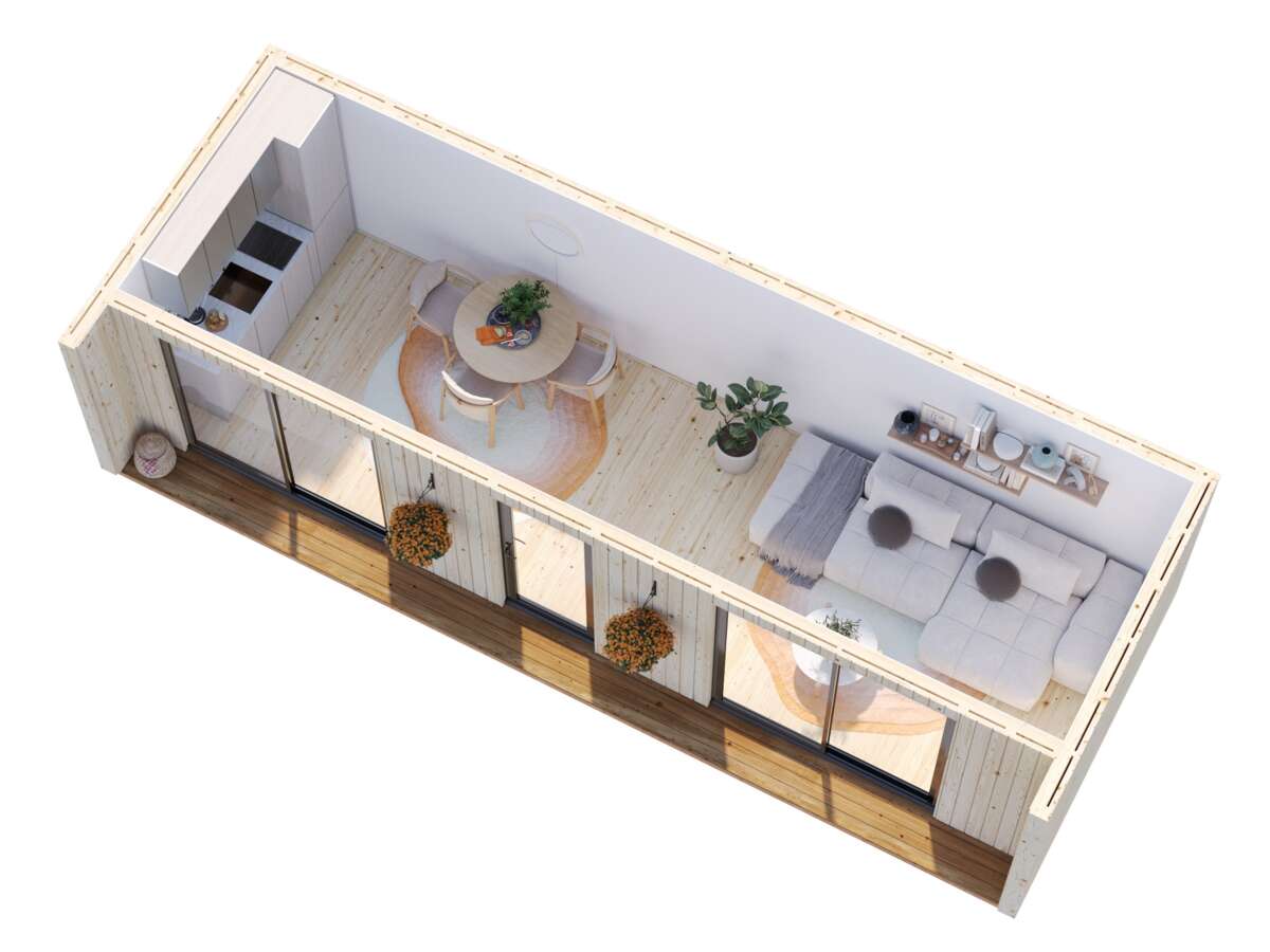 Palmako Rebekka gjestehytte 22,4 m2