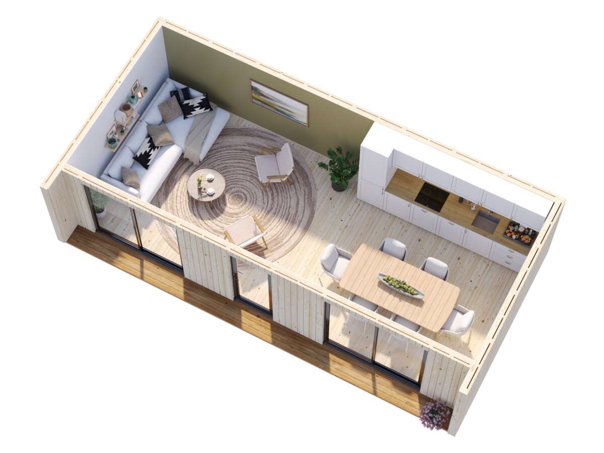 Palmako Rebekka gjestehytte 31,8 m2