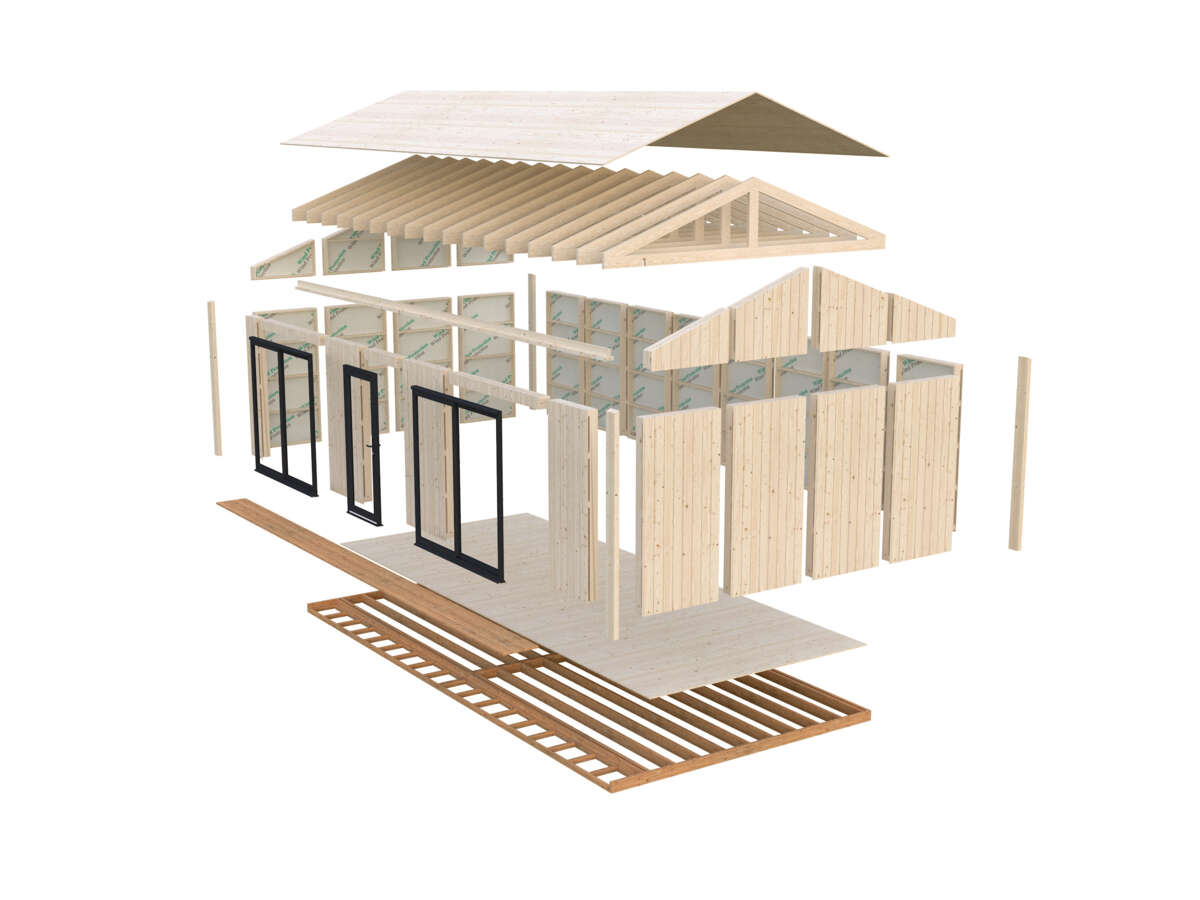 Palmako Rebekka gjestehytte 31,8 m2