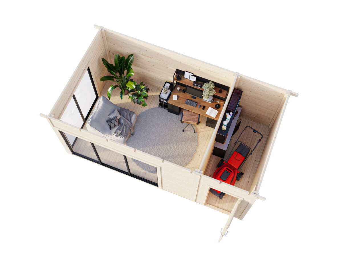 Palmako Andrea Slide hagestue 15,2 m2