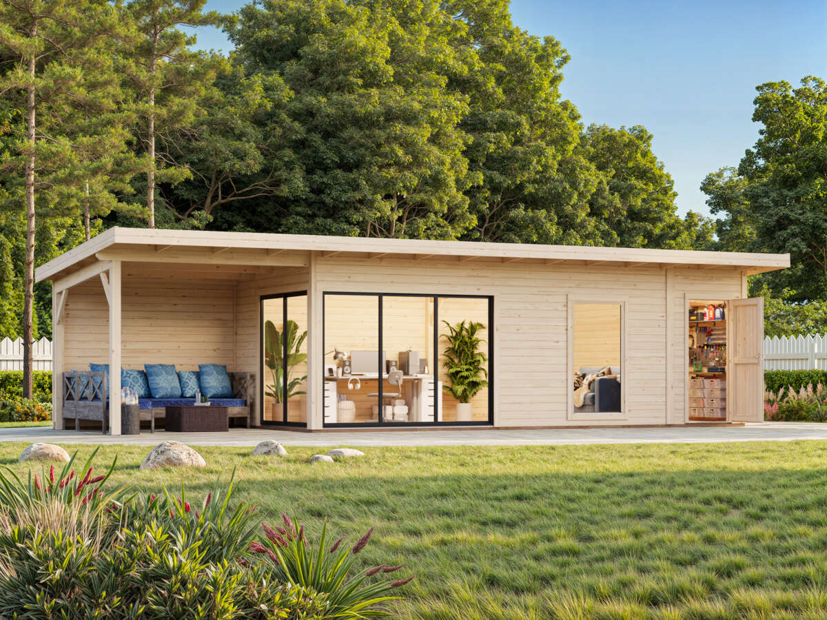 Palmako Andrea Slide hagestue 21,1+7,9 m2