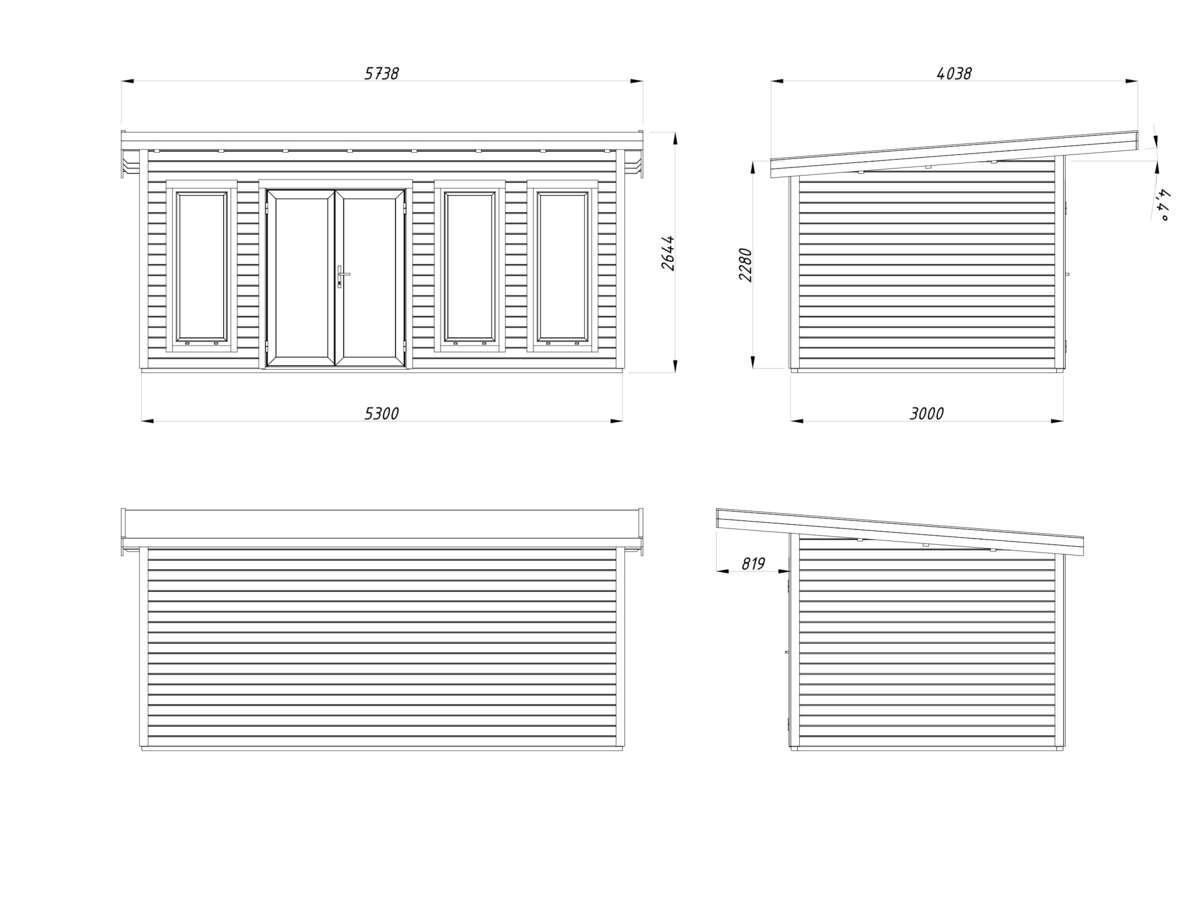 Palmako Aurelia gjestehytte 15,2 m2
