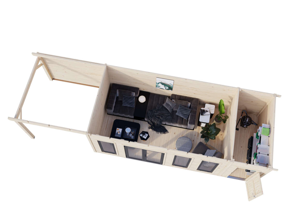 Palmako Aurelia gjestehytte 19,2+7,9 m2