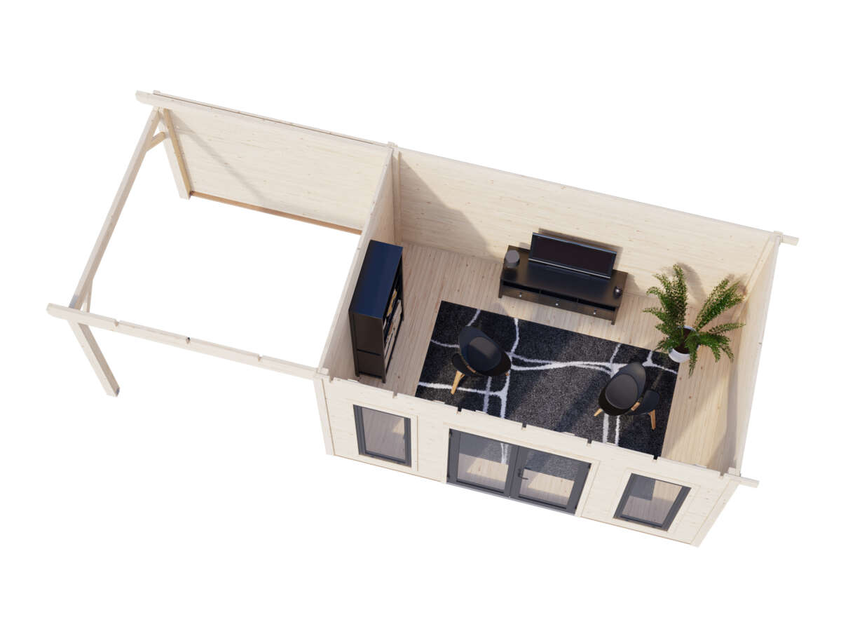 Palmako Aurelia gjestehytte 12,7+7,9 m2