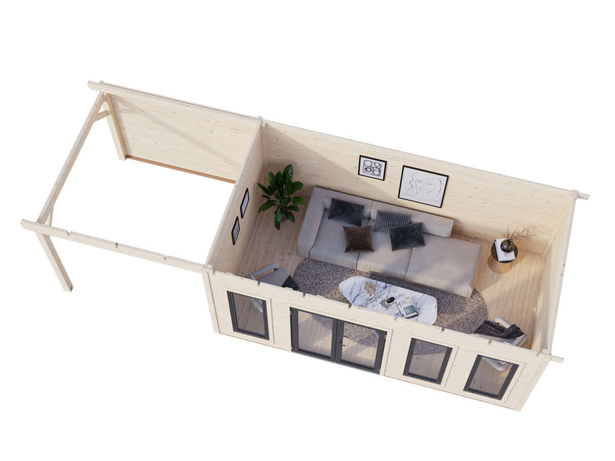 Palmako Aurelia gjestehytte 15,2+7,9 m2