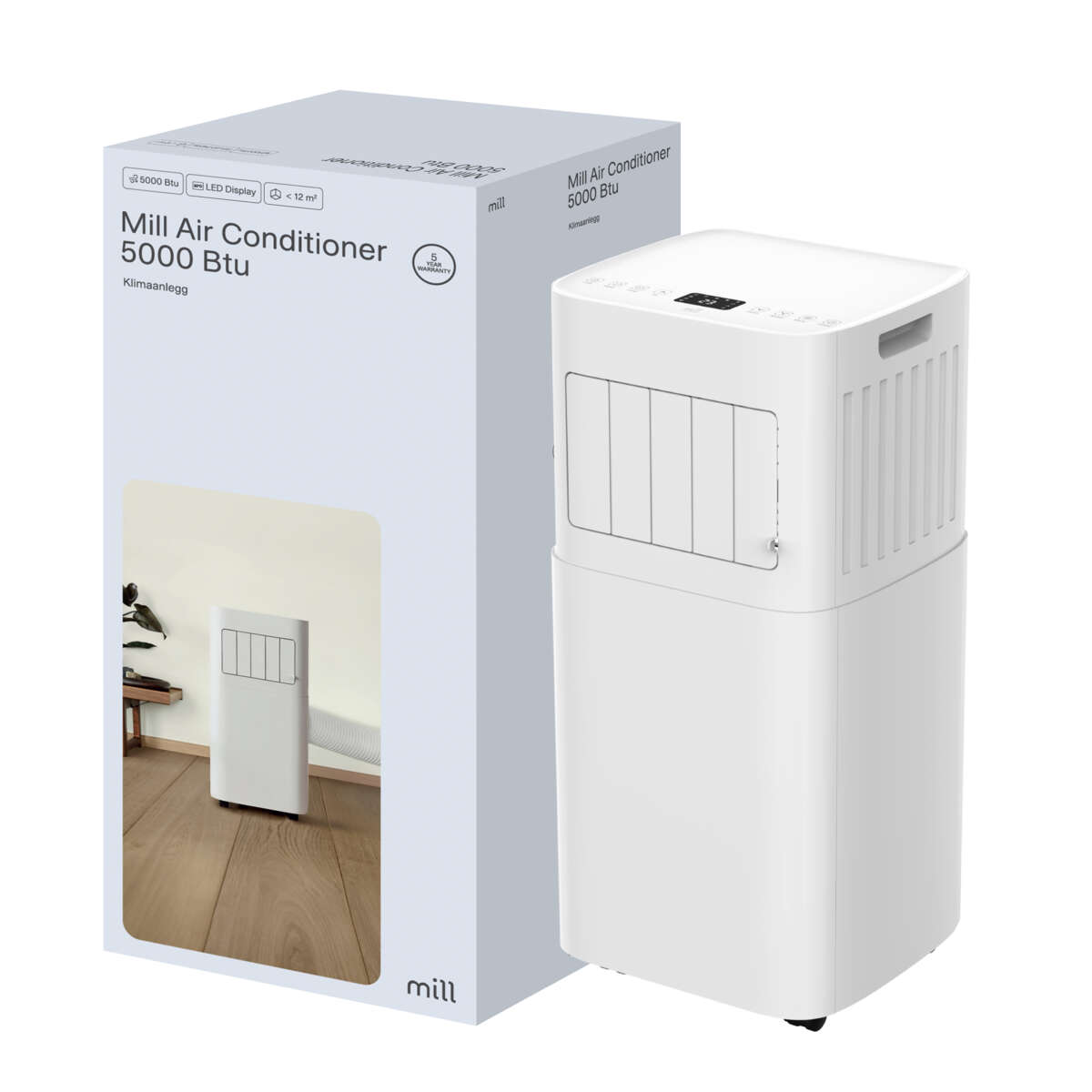 Mill MPAC5000 flyttbart klimaanlegg