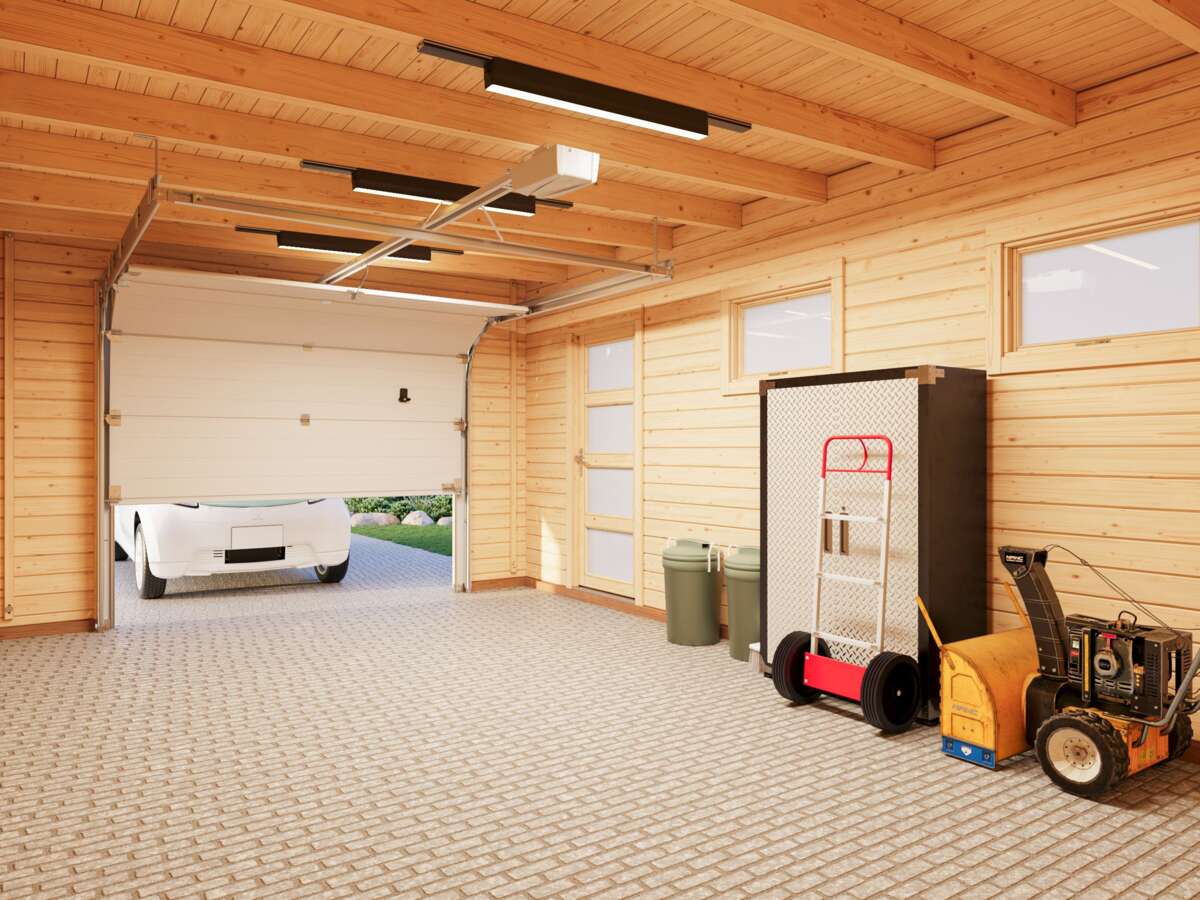 Palmako Rasmus 19.0 garasjebod m/leddport