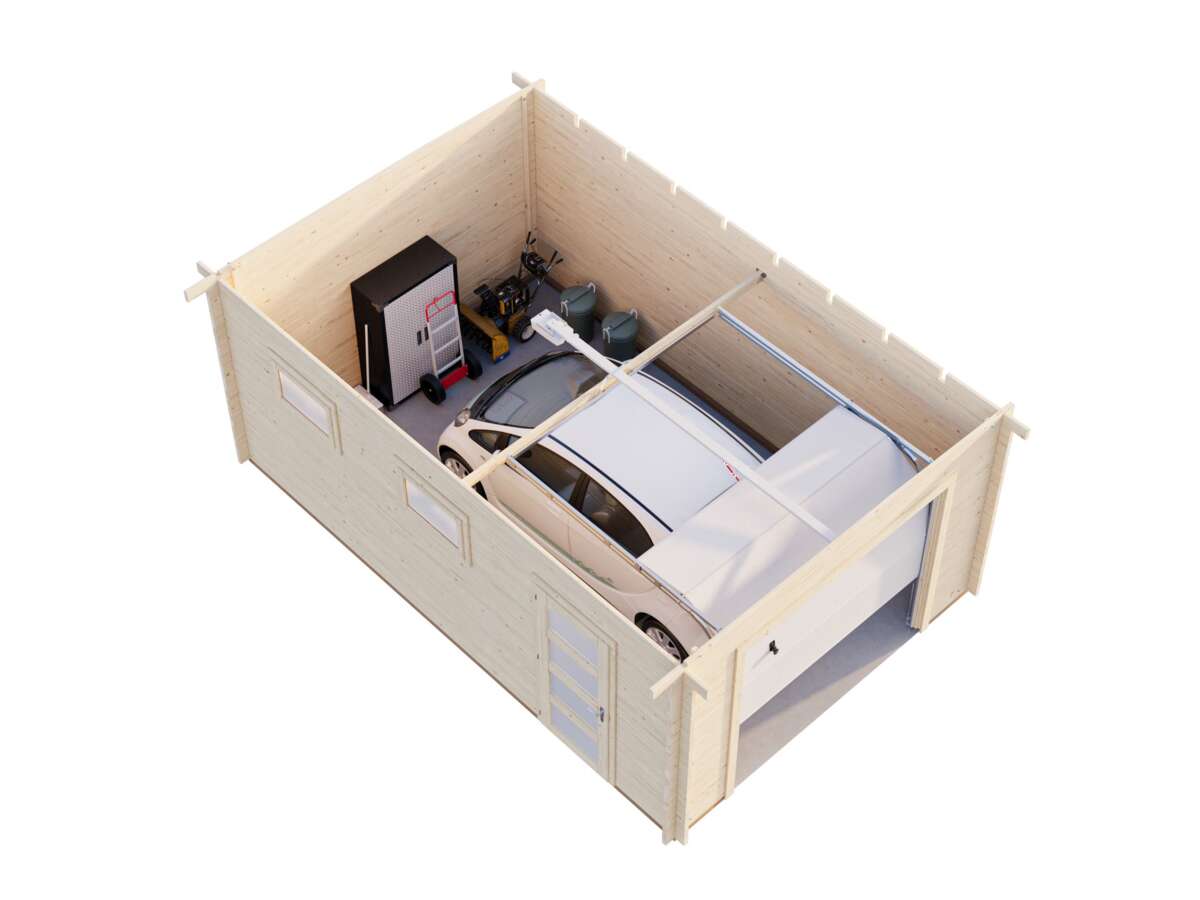 Palmako Rasmus 19.0 garasjebod m/leddport