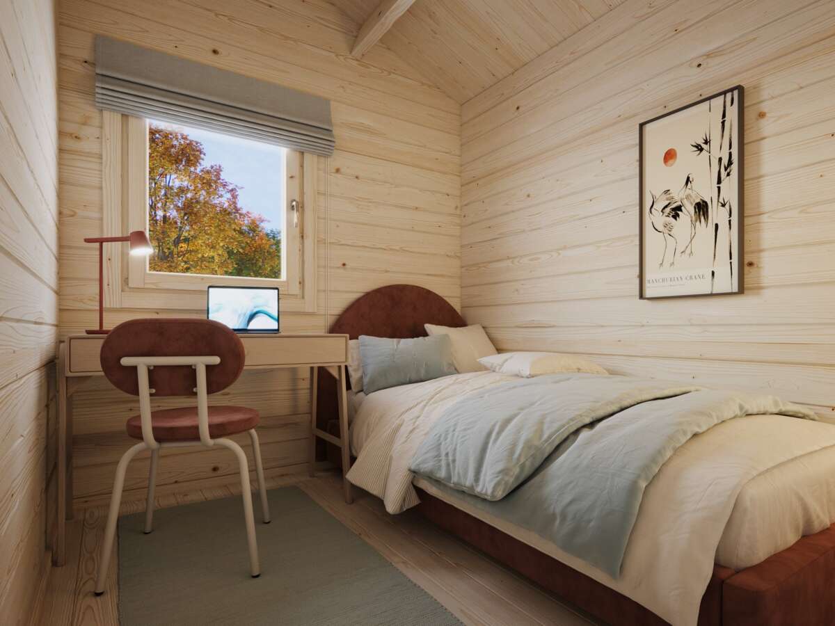 Palmako Hytte Sandra 21,5+3,7 m2