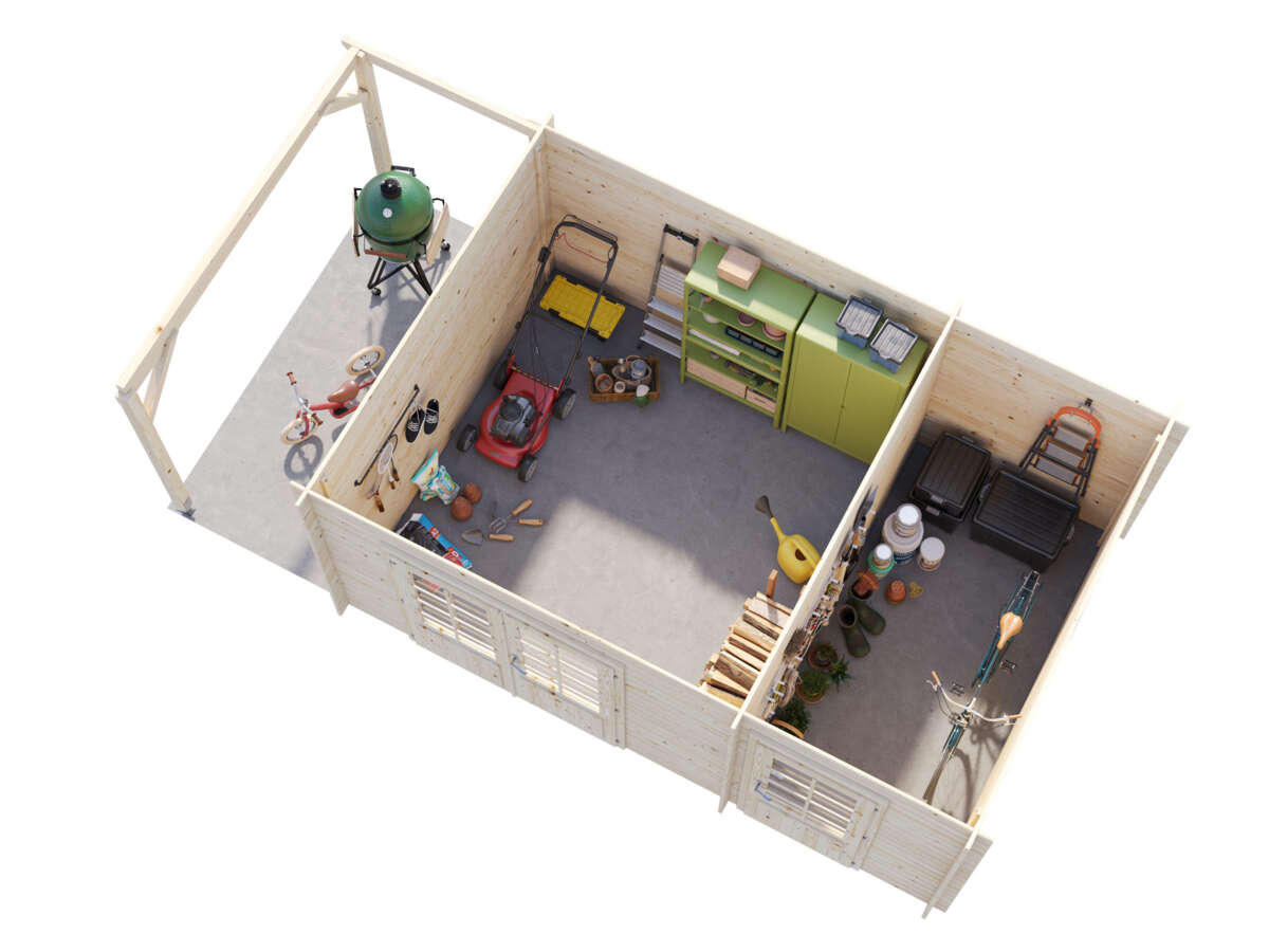 Palmako Ella gjestehytte 13,1+3,9 m²