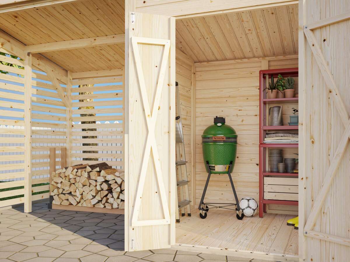 Palmako Leif redskapsbod 3,0+2,9 m²