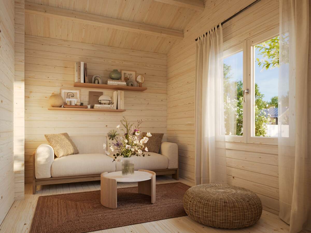 Palmako Hytte sandra 25,6+11,1 m2