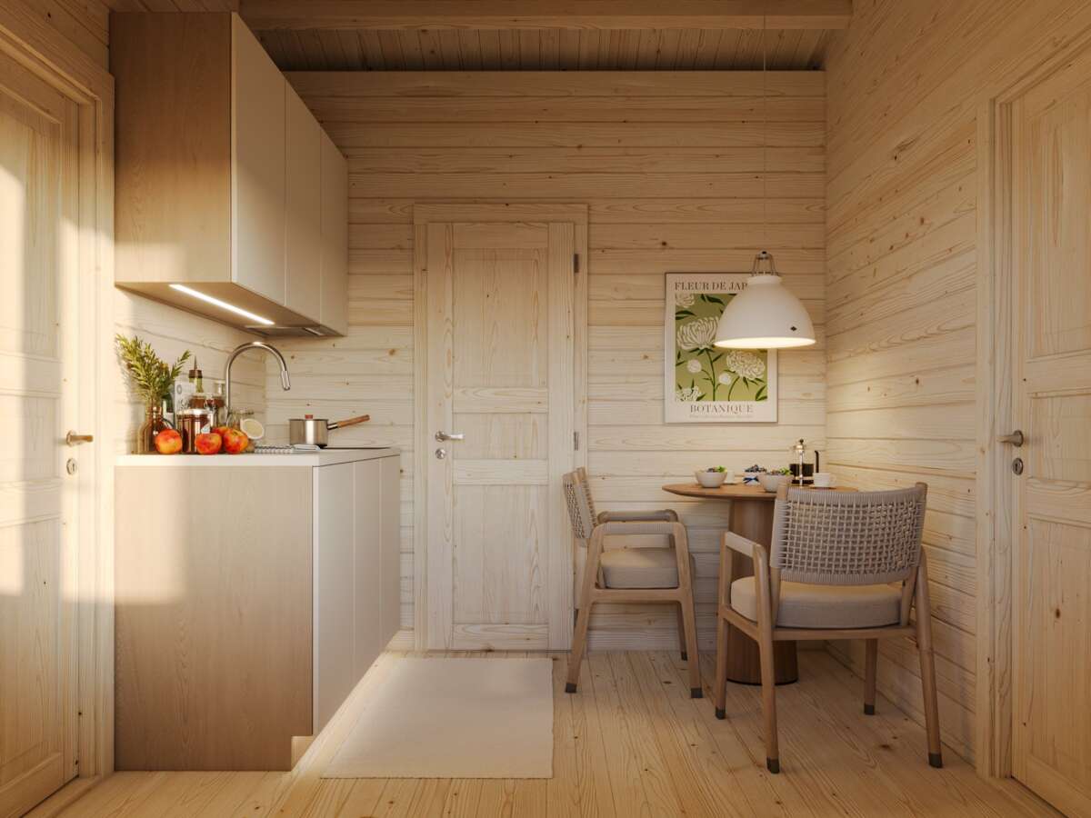 Palmako Hytte sandra 25,6+11,1 m2