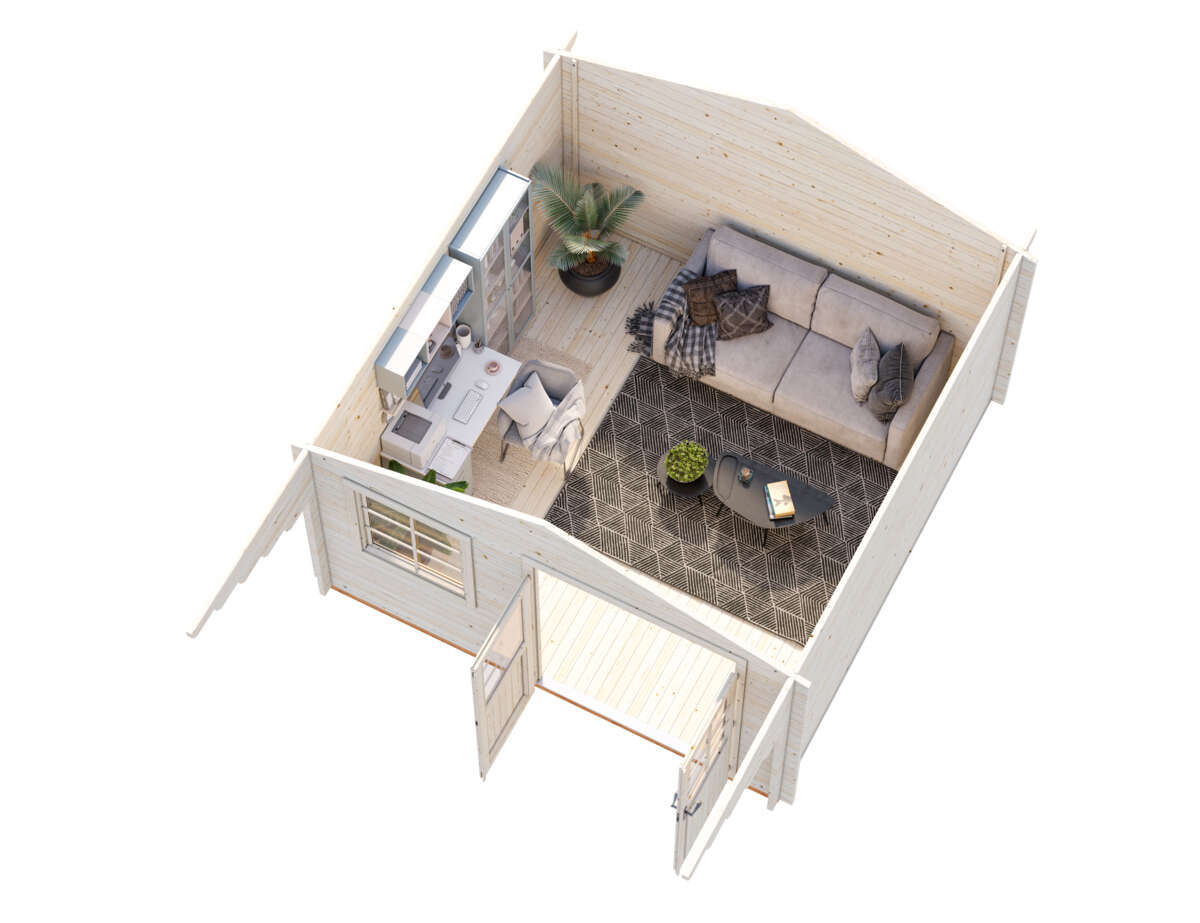 Palmako Hytte Sally 12,3 m2