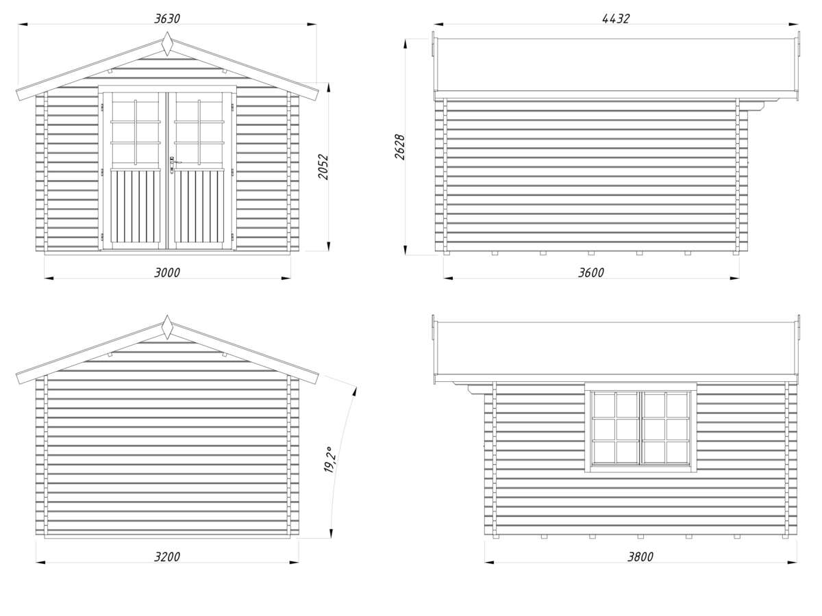 Palmako Hytte Sally 10,2 m2