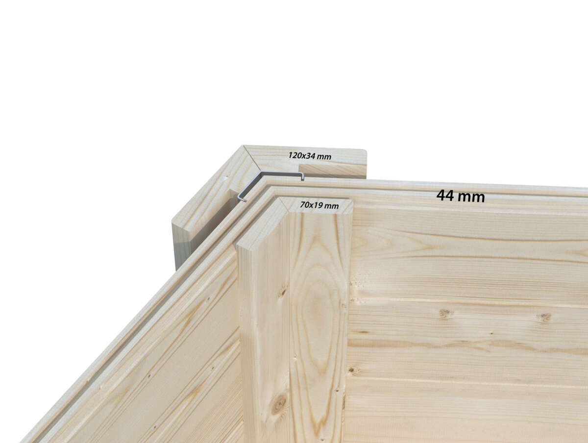 Palmako Eva grillhytte 11,4 m²