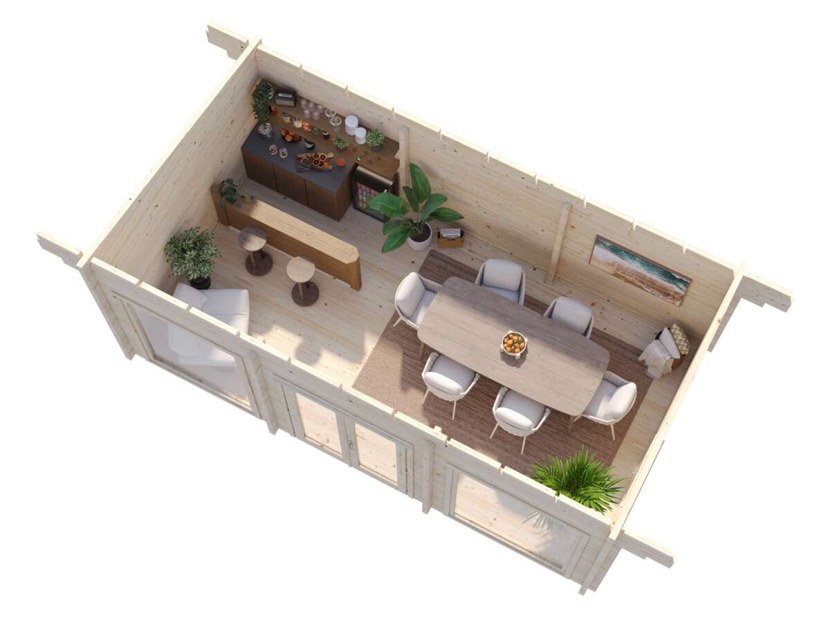 Palmako Heidi hagestue 19,7 m²