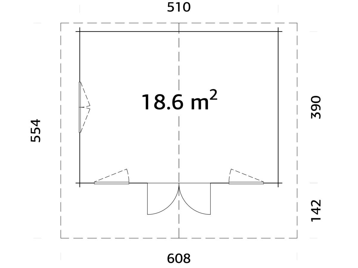 Palmako Helena anneks 18,6 m²