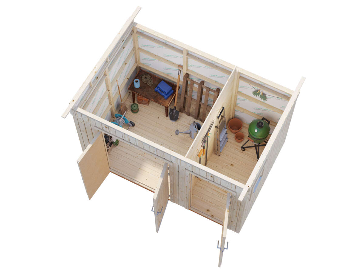 Palmako Kalle redskapsbod 6,6 m2