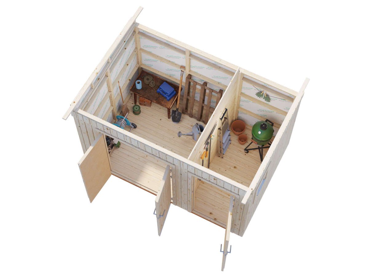 Palmako Kalle redskapsbod 6,6 m2