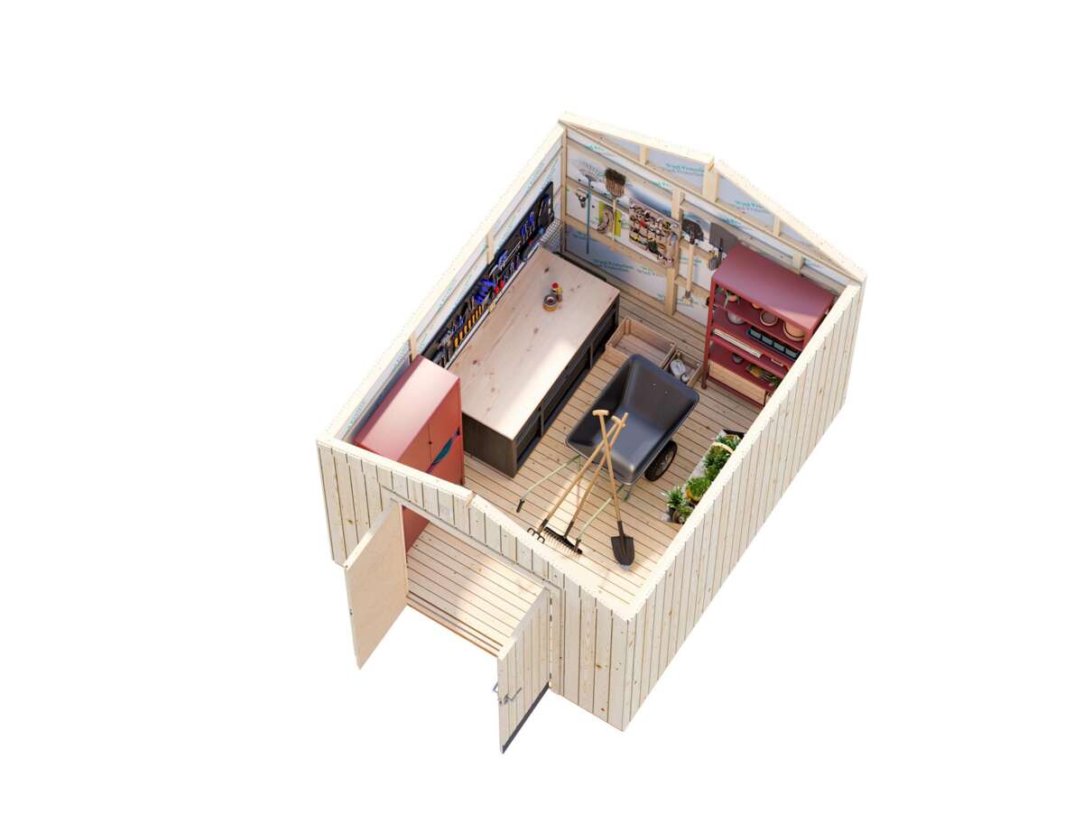 Palmako Martin redskapsbod 8,4 m2