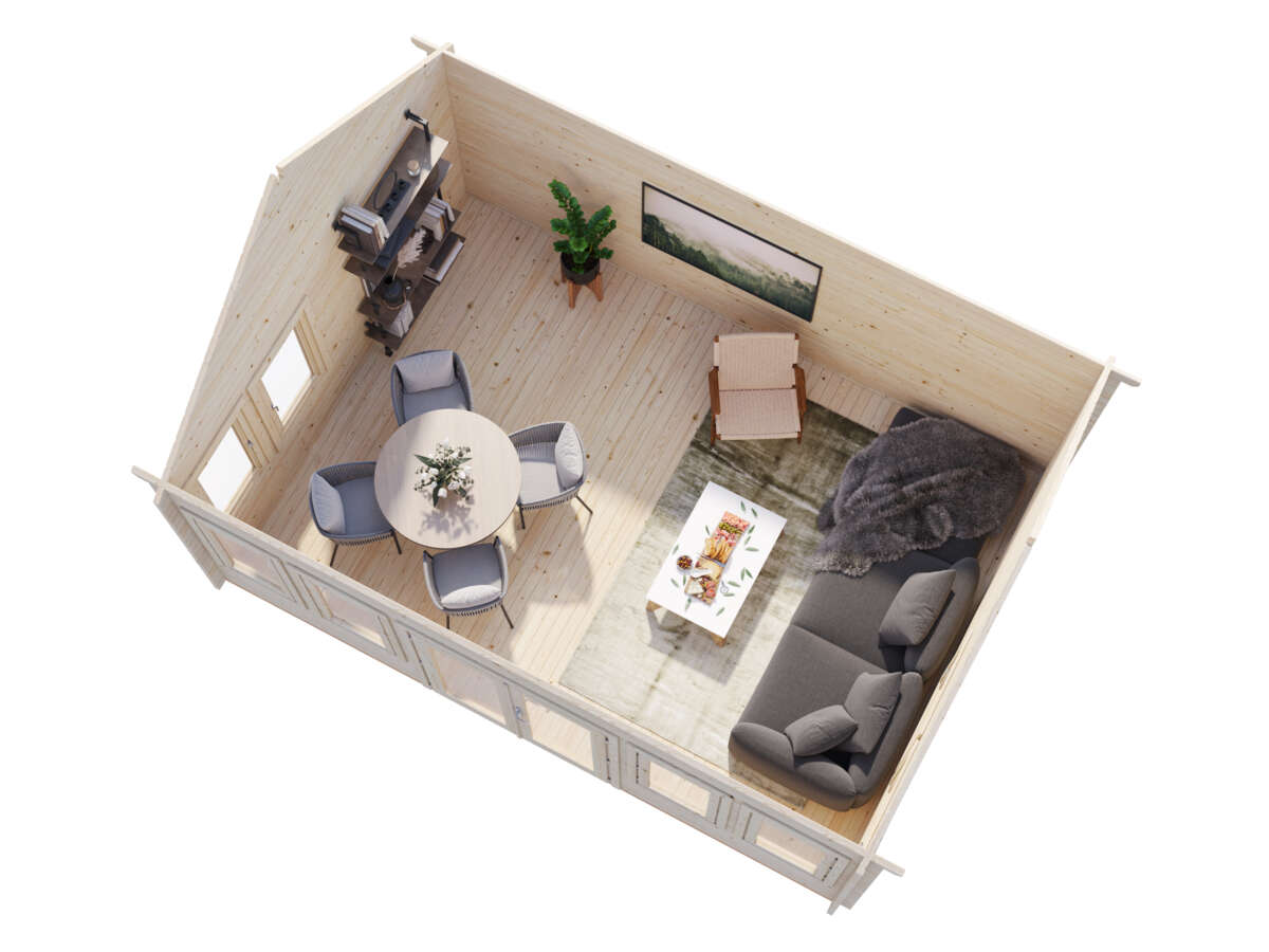 Palmako Claudia hagestue 19,4 m²