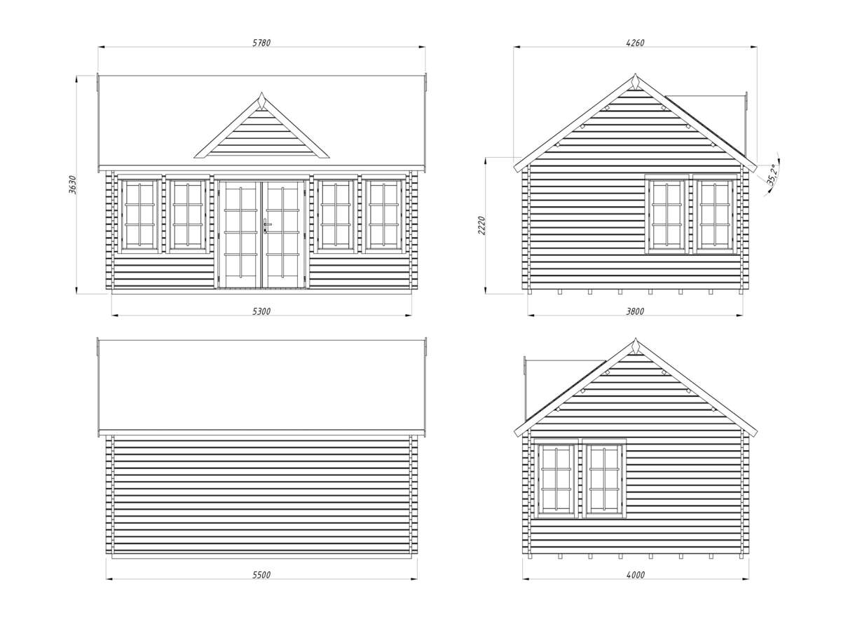 Palmako Claudia hagestue 19,4 m²