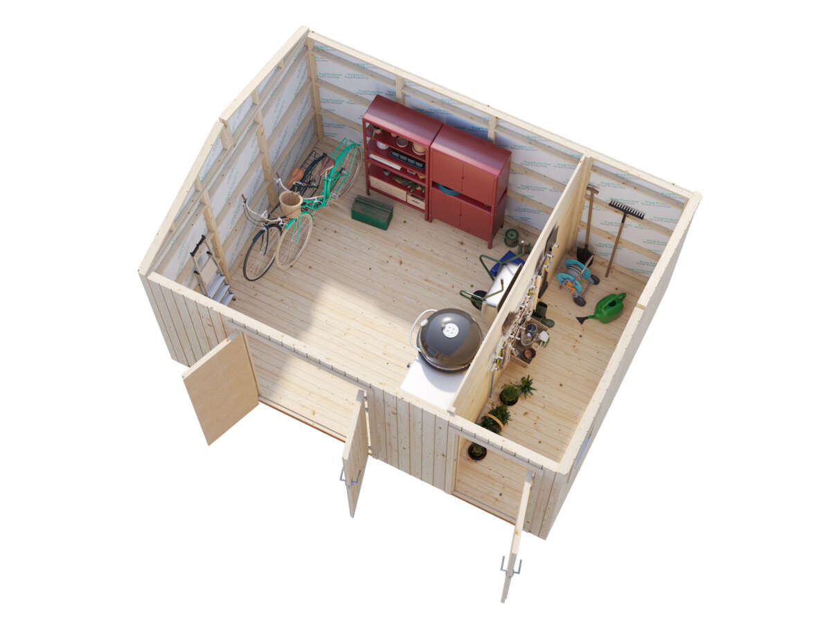 Palmako Olaf redskapsbod 13,5 m2