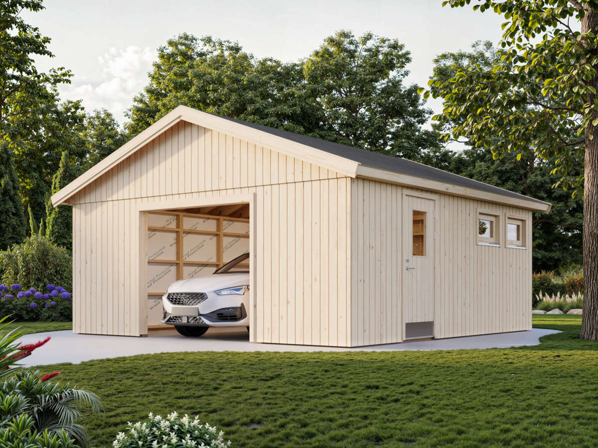 Palmako - André 28,5 garasje u/leddport