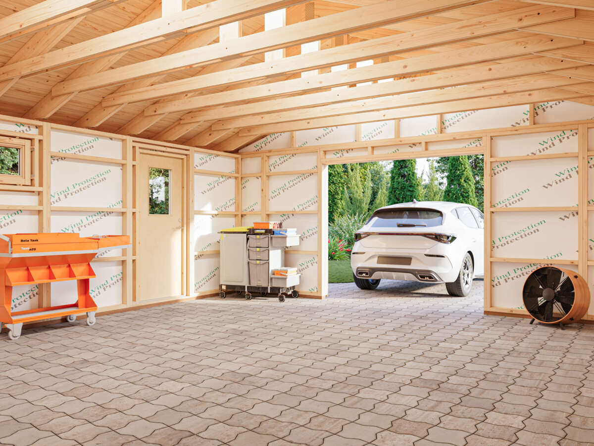 Palmako - André 28,5 garasje u/leddport