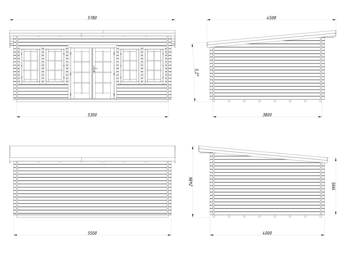 Palmako Lisa hagestue 19,4 m²