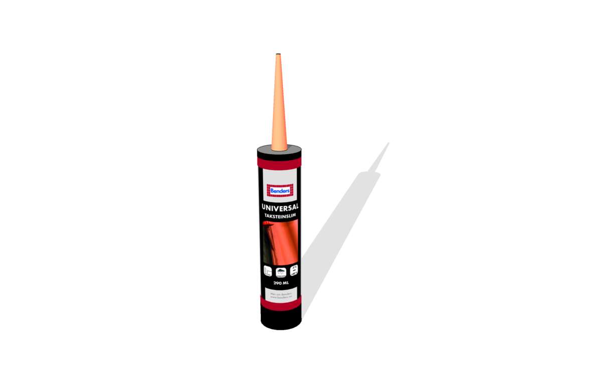 Betong- og steinlim universal svart 290ml