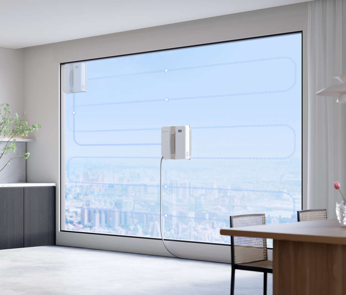 Ecovacs Winbot Mini beige vindusvaskerobot