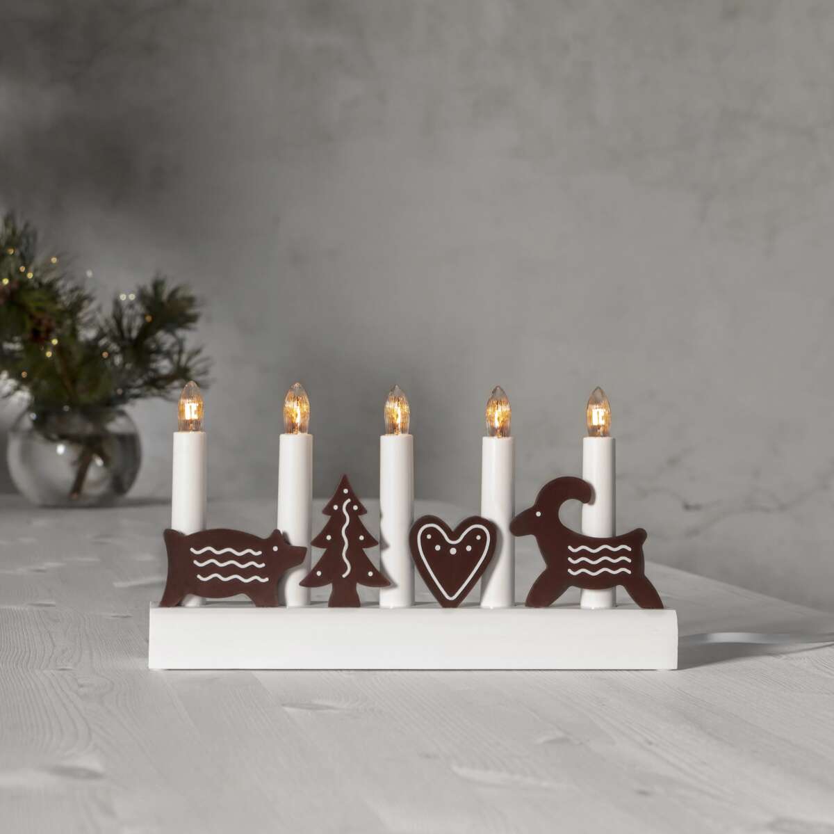 Julia Pepperkake 5-armet adventstake