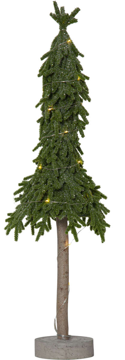 Lummer LED-lys juletre