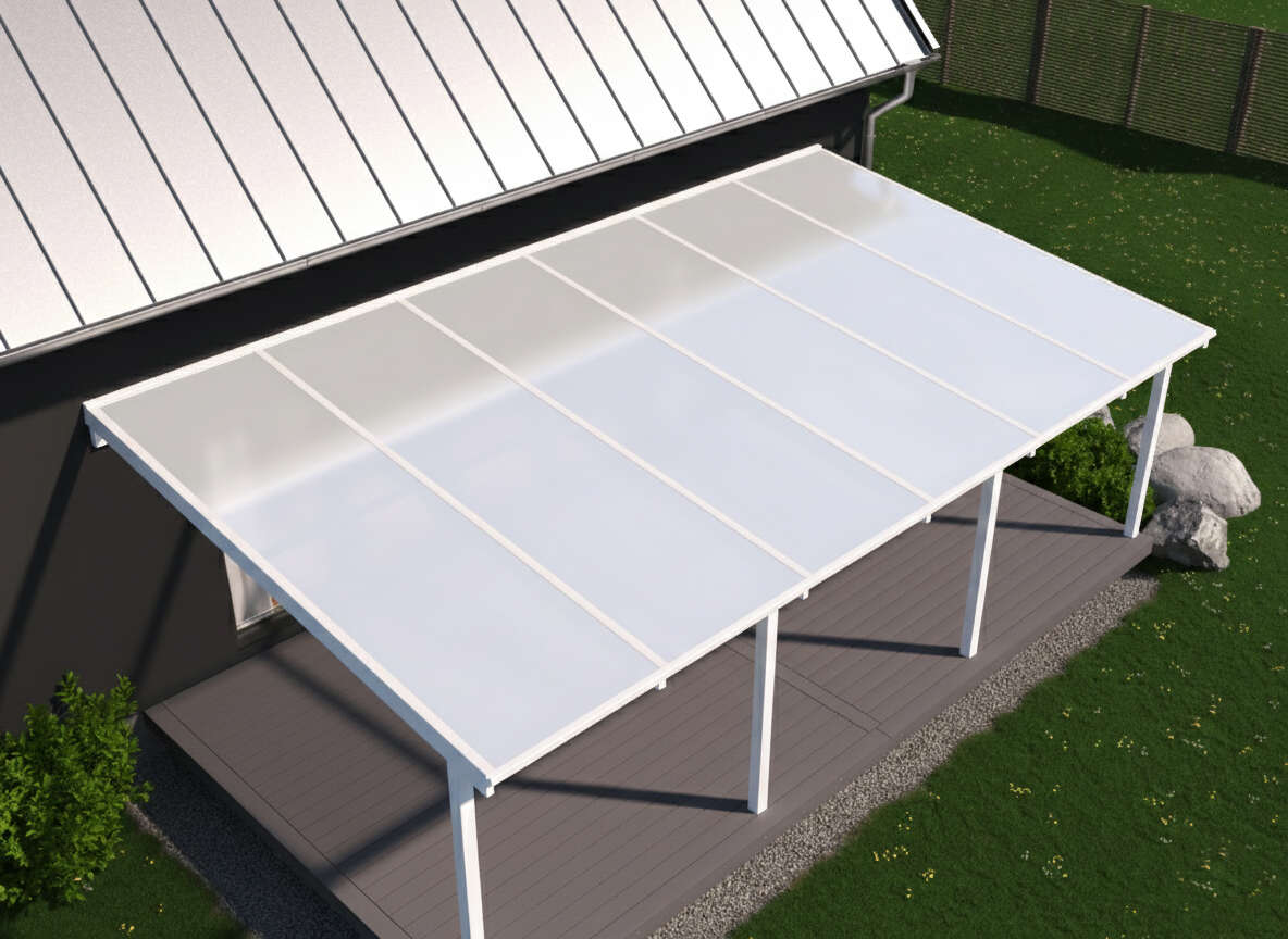 gop Kanalplast Fremkantprofil 10 mm hvit