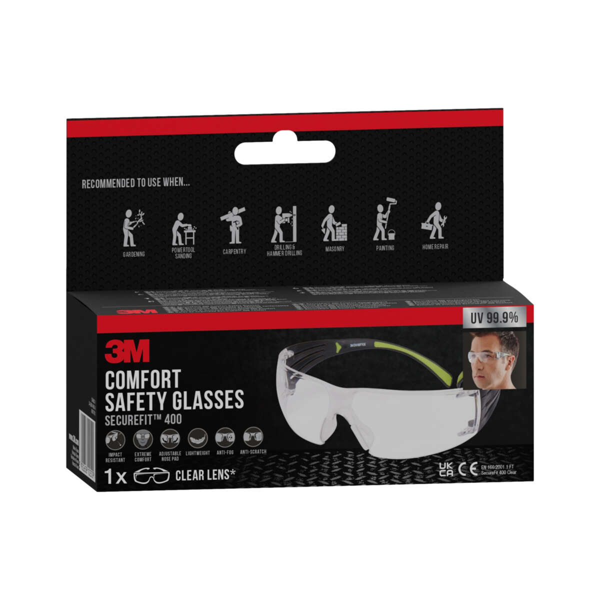 Vernebrille Securefit