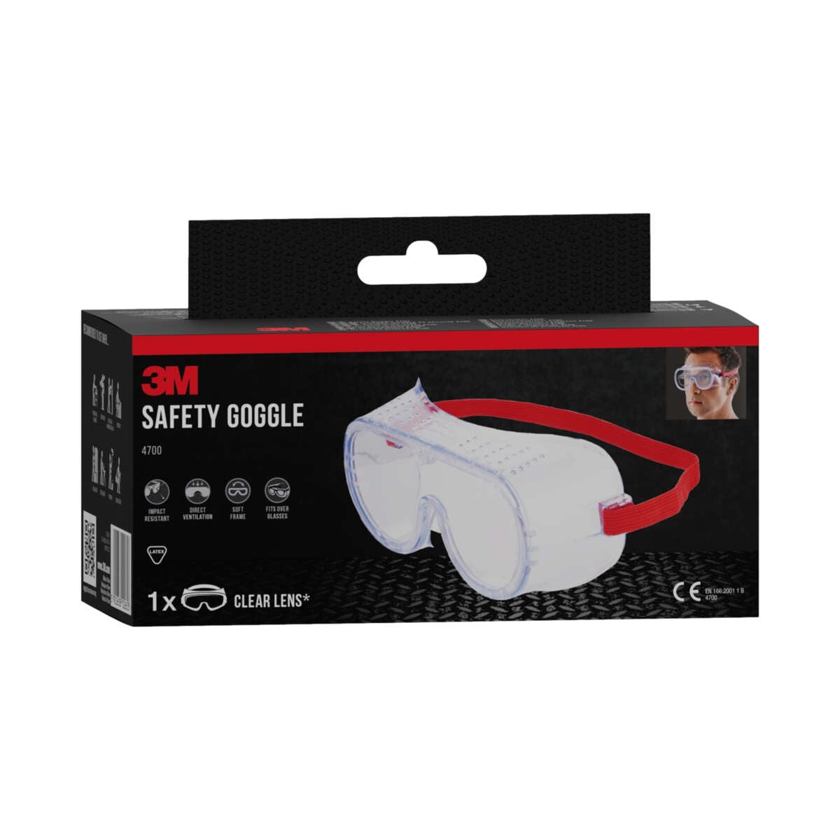 3M vernebrille 4700 klar