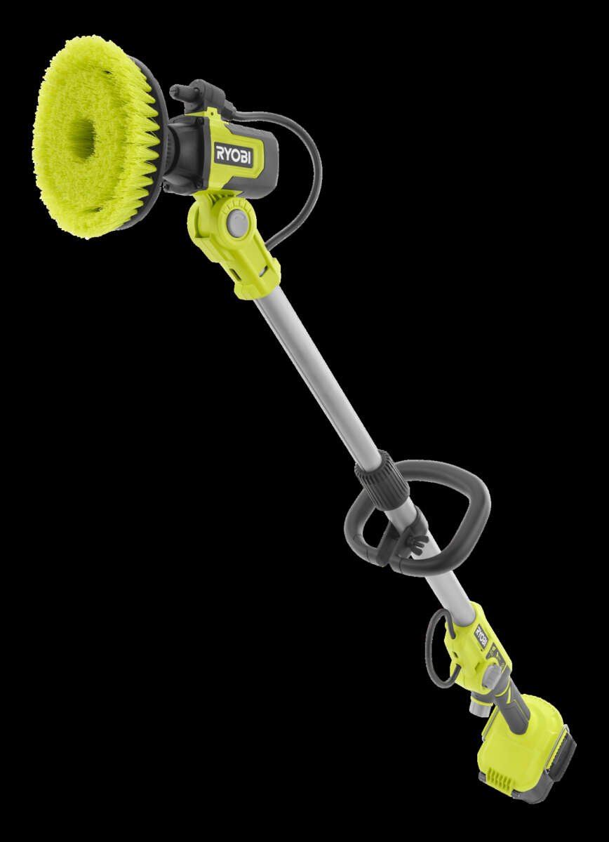 Ryobi RWTS18-0 18V ONE+™ Teleskopisk Rengjøringsbørste m/vanntilførsel