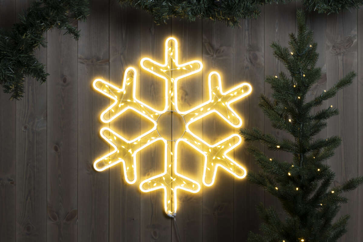 Neonskilt Snøfugg