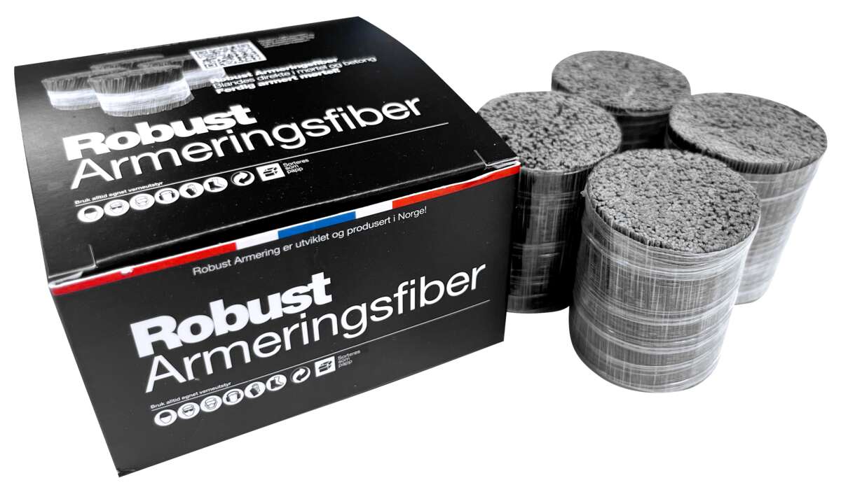 Robust armeringsfiber